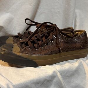 Converse vintage  Brown Low-Top Lace-Up Sneakers